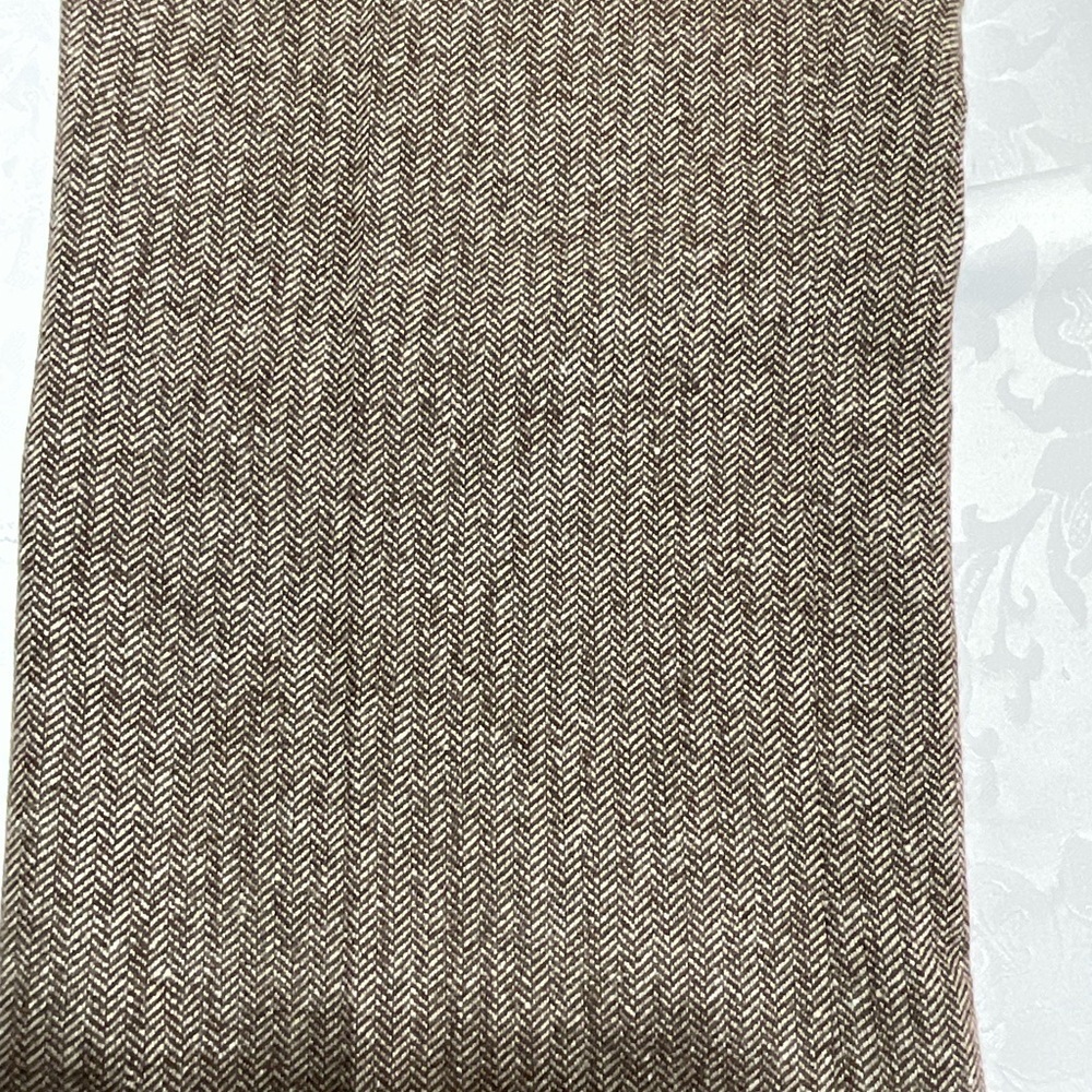 VERTIGO Paris Womens Flat Front Wide Leg Pants Size 10 Made France Wool Blend - Picture 9 of 9